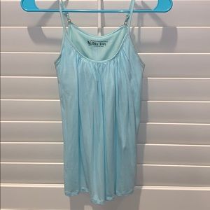 Blue VS Bra tank top